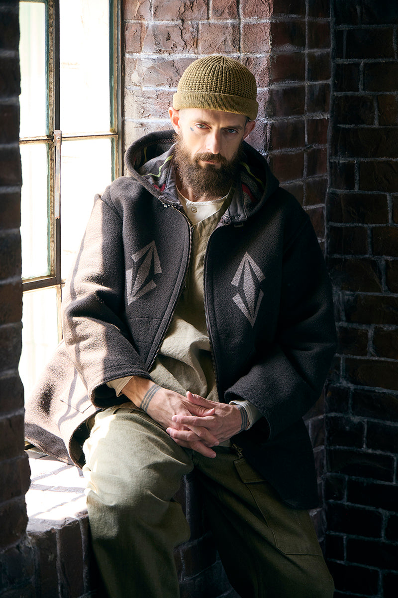 ナイジェル・ケーボン】MAN / ウェイティングコート - ラグジャカード