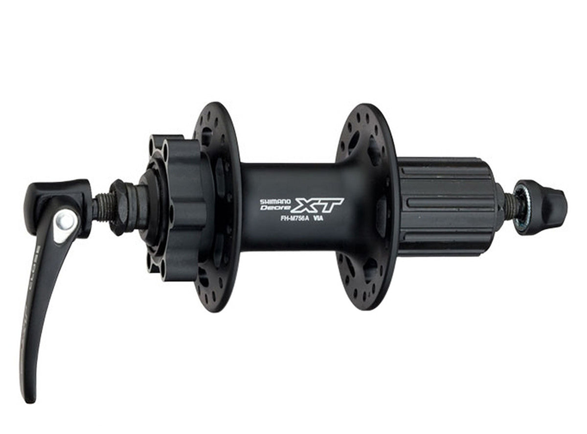 Shimano XT M756 MTB Disc Hub - Rear - Black – Cambria Bike