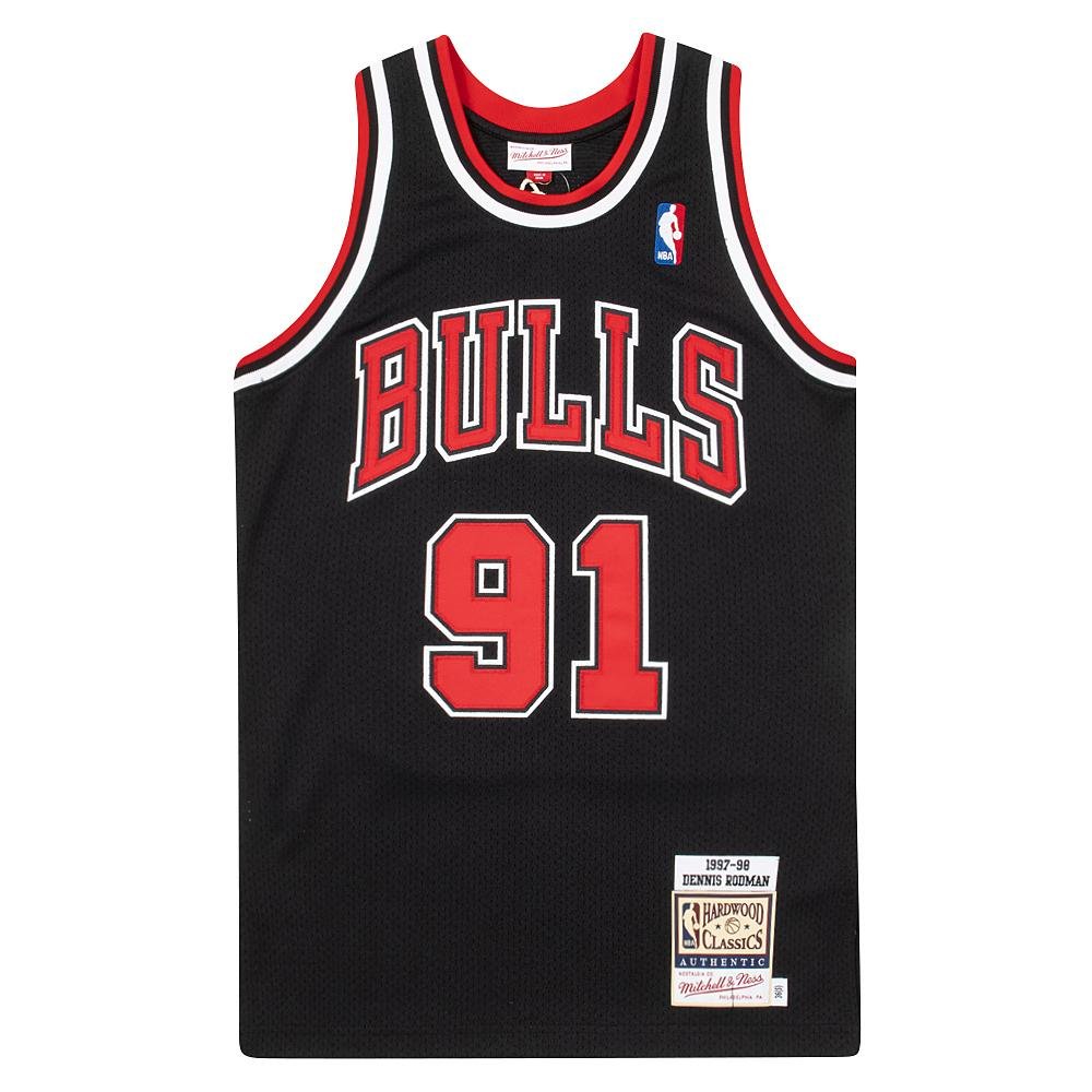 Dennis Rodman 1997 Auth Chicago Bulls Jersey | Black – Capsule NYC
