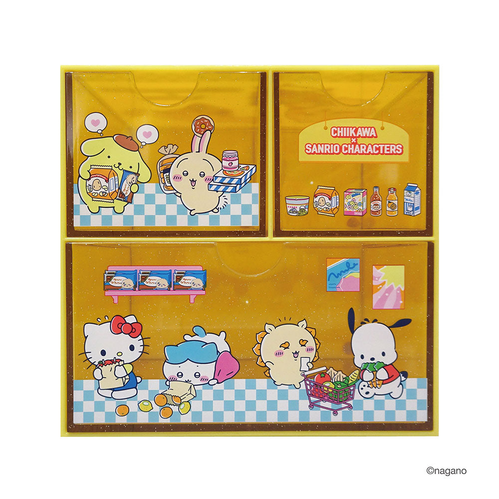 ちいかわ×サンリオキャラクターズ キャラチェスト（イエロー） | ちい