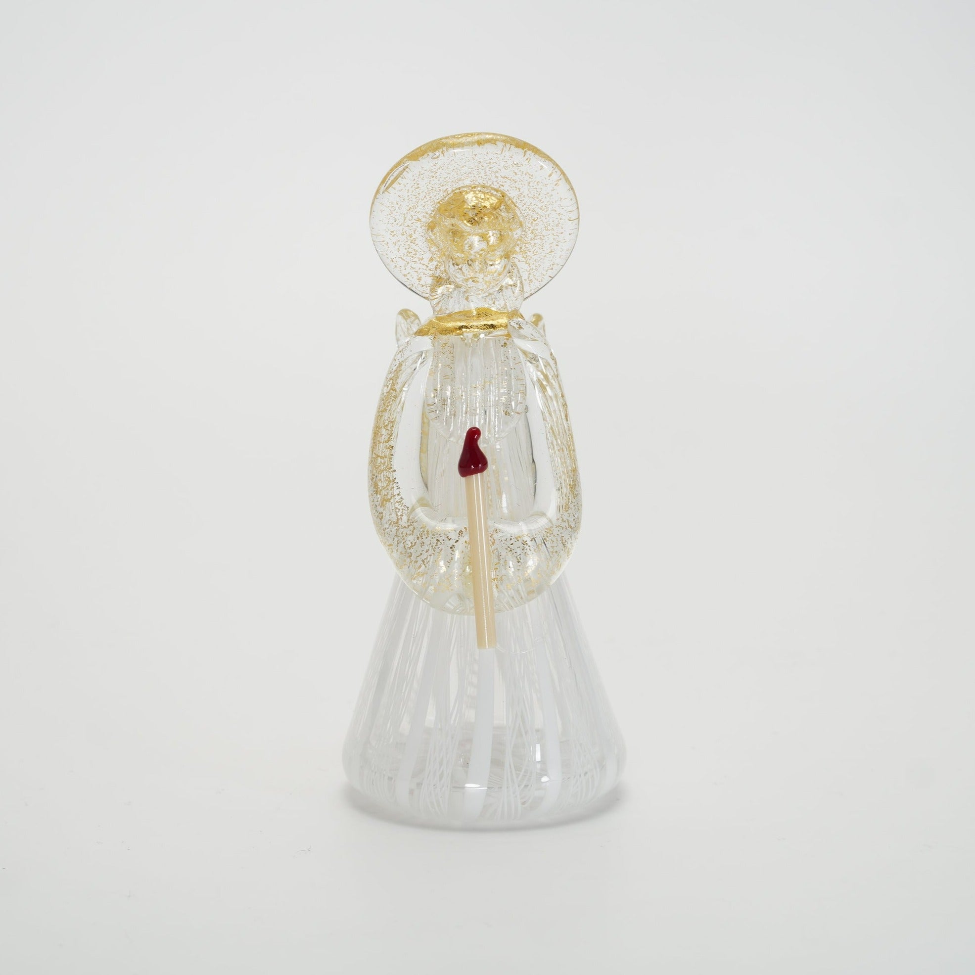 ベネチアンガラス ムラノ MURANO ランプシェード 白 レース インテリア