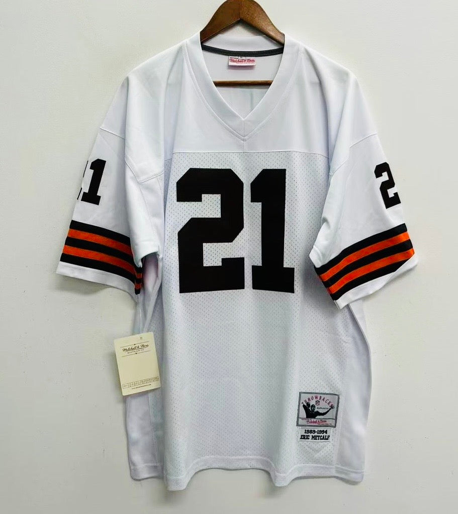 Eric Metcalf Cleveland Browns Official NFL Mitchell & Ness Jersey