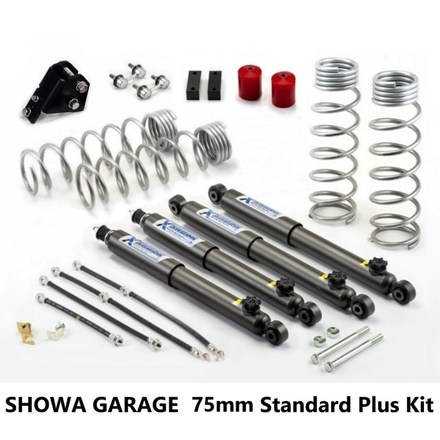 SHOWA GARAGE 75mm Standard Plus Suspension Kit Jimny JB74 2018-ON