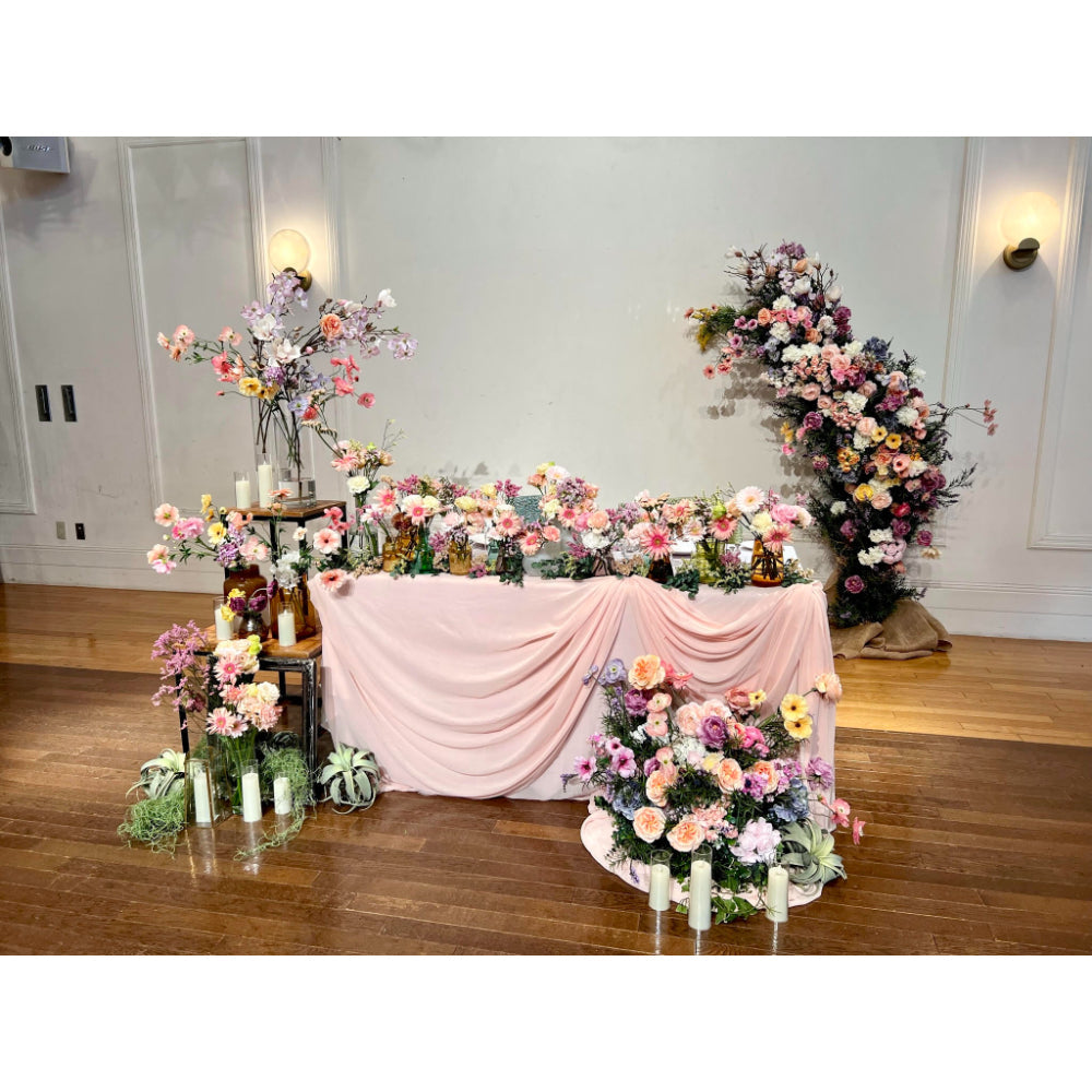 レンタル】高砂装飾兼フォトブース013【結婚式 フラワー 会場装花