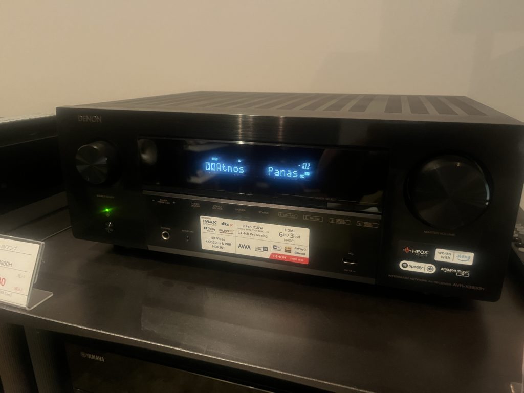 横浜店】DENON AVR-X3800H次世代AVアンプ徹底検証試聴会、前後左右の