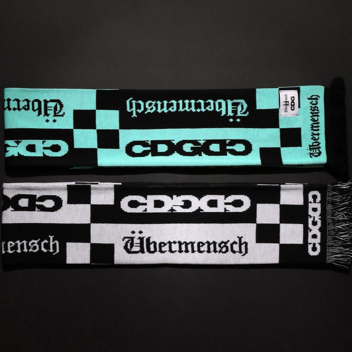 COMME des GARCONS CDG x G-DRAGON Übermensch CHECKERED STOLE – cotwohk