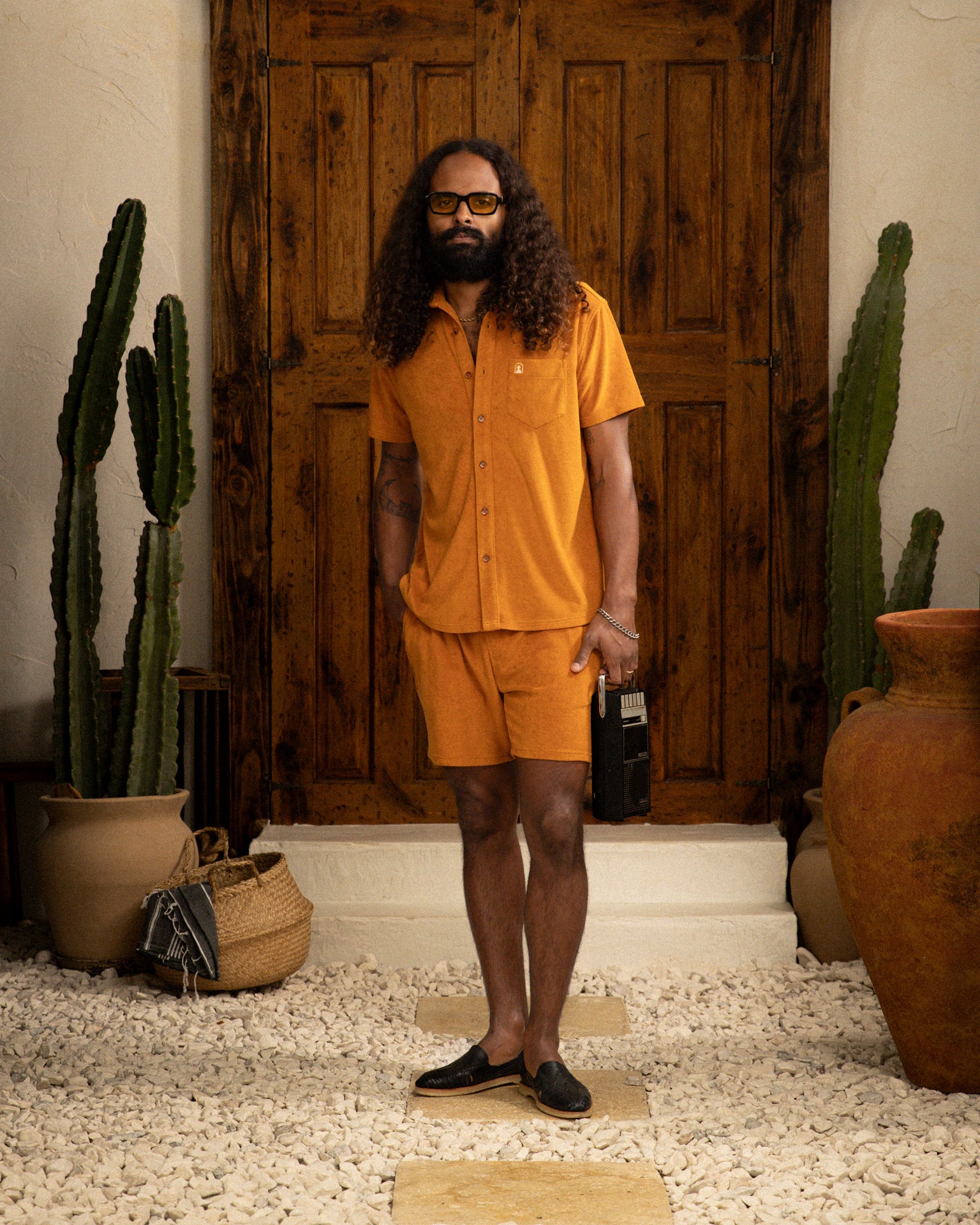 The Tropez Shirt - Burnt Sienna – Dandy Del Mar