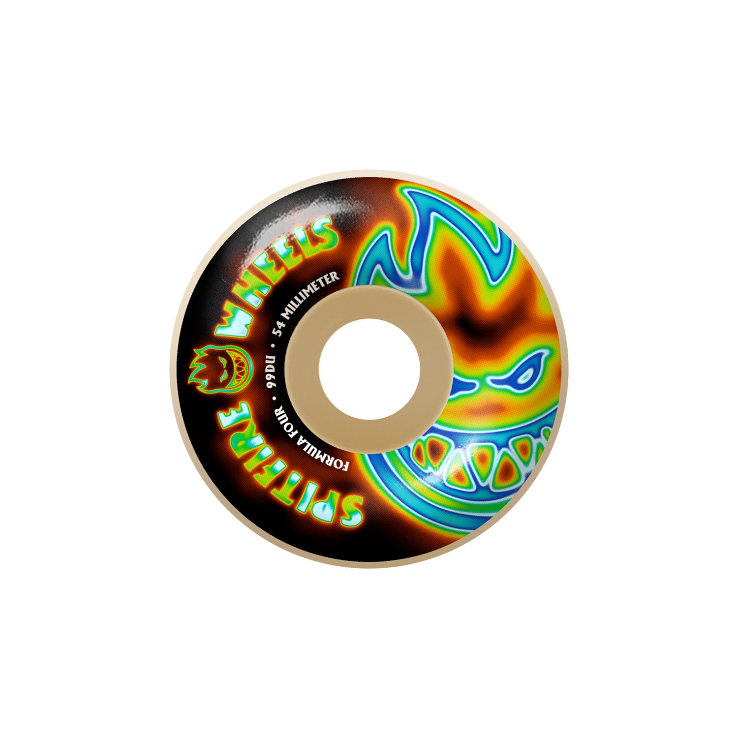 スケートボード SPITFIRE F4 RADIOACTIVE BIGHEAD 99d/54mm Spitfire