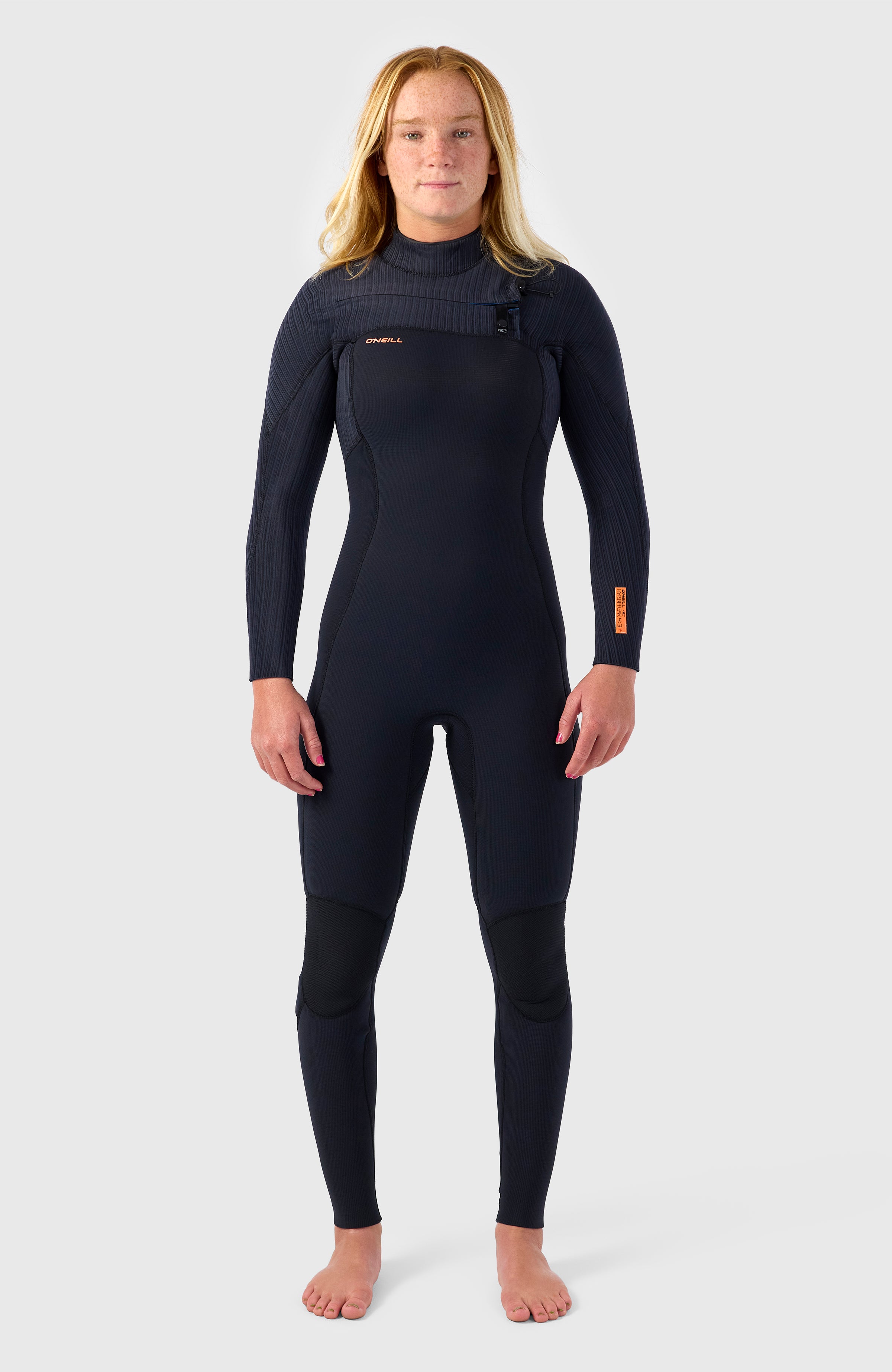 O'Neill Women Hyperfreak 4/3mm Chest Zip Full Wetsuit Women – O'Neill