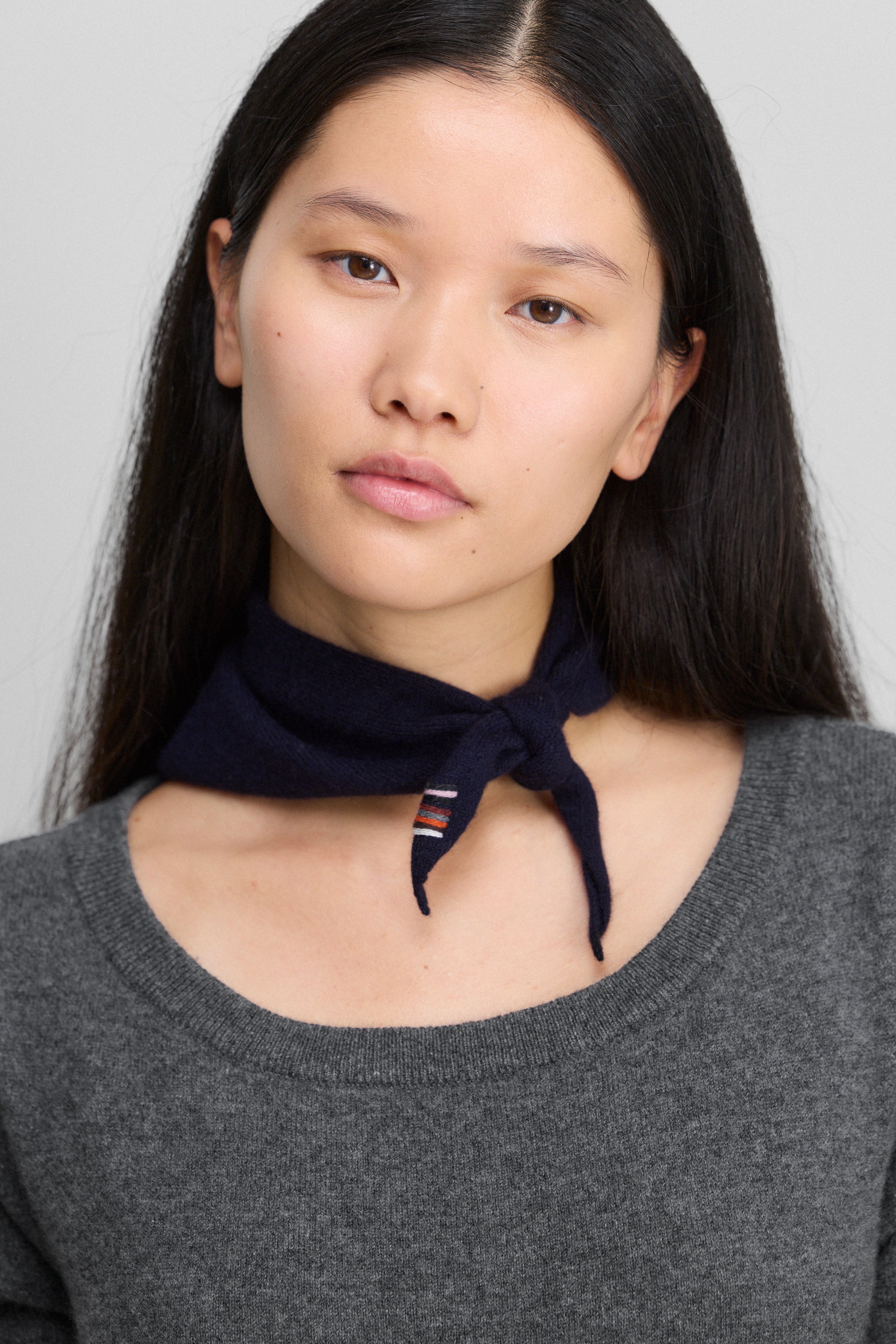 extreme cashmere triangle scarf neck tie – 441 bandanina – extreme