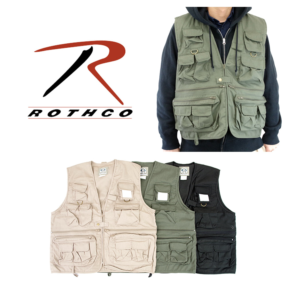 ROTHCO ロスコ】UNCLE MILITARY TRAVEL VEST ミリタリートラベルベスト