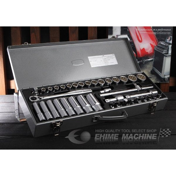 TONE ミックスソケットレンチセット 39点 mx400【エヒメマシン】