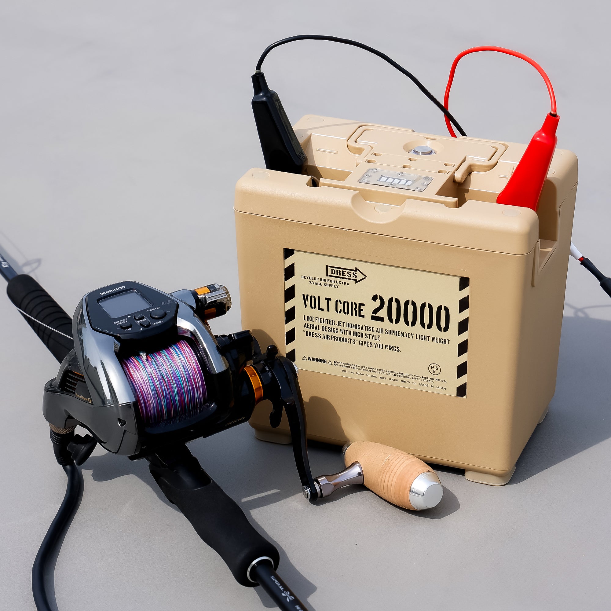 DRESS 電動リール用防水バッテリー ボルトコア20000