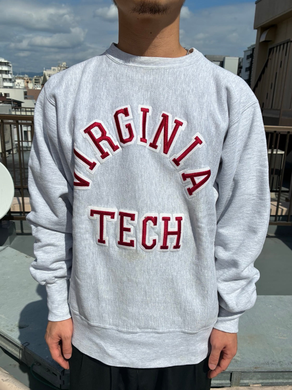 90's CHAMPION「VIRGINIA TECH」Reverse Weave USA製 カレッジ