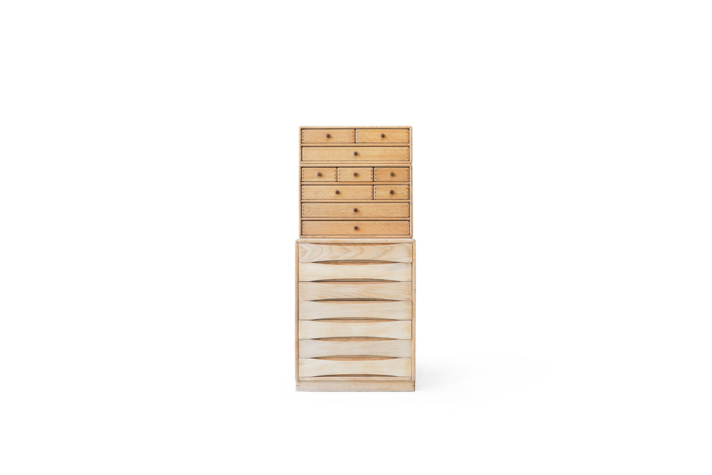 ジャパンヴィンテージ 小引き出し 卓上チェスト レトロ 収納/Wooden