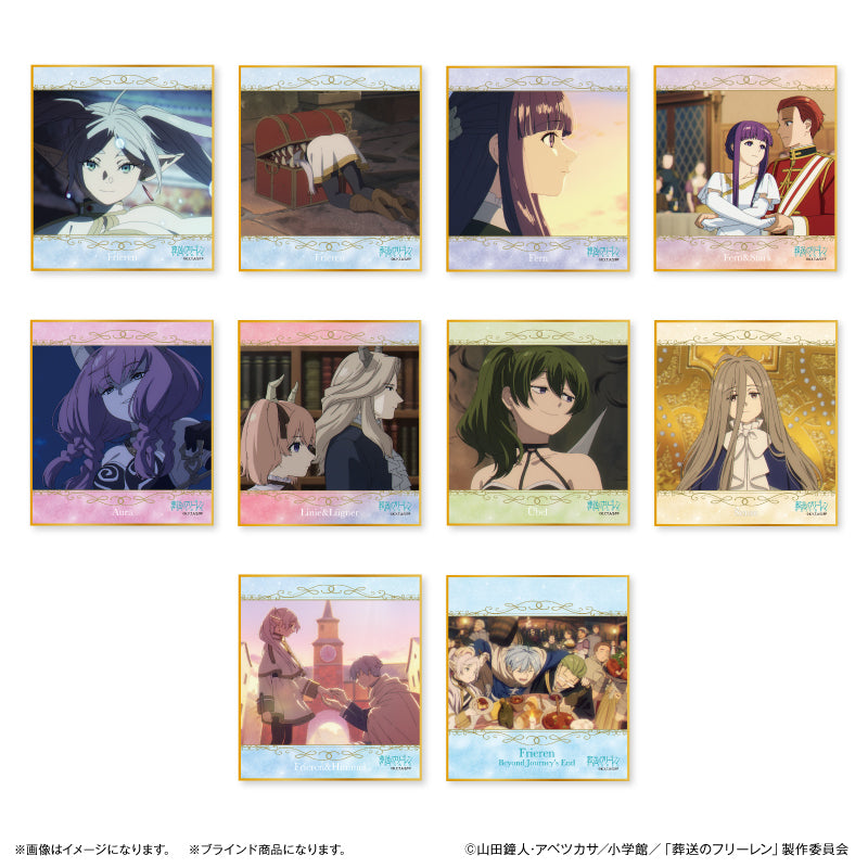 葬送のフリーレン トレーディングミニ色紙 全10種 BOX – FAN+Life