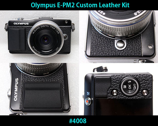 Olympus E-PM2 用貼り革キット - Aki-Asahi Custom Camera Coverings