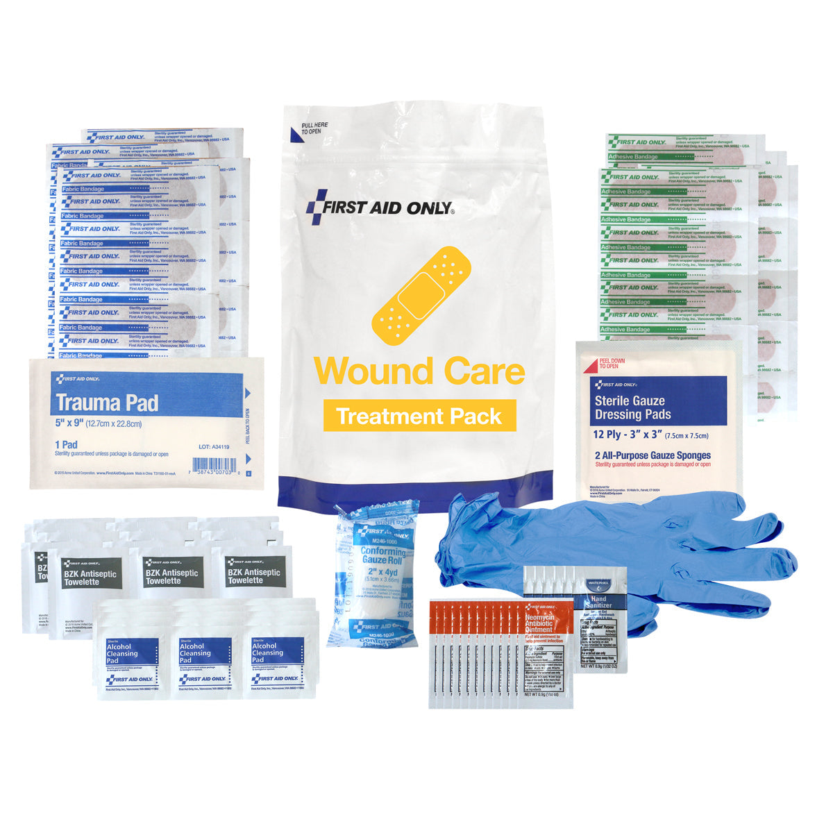 Wound Care Treatment Pack - First Aid Only – firstaidonly