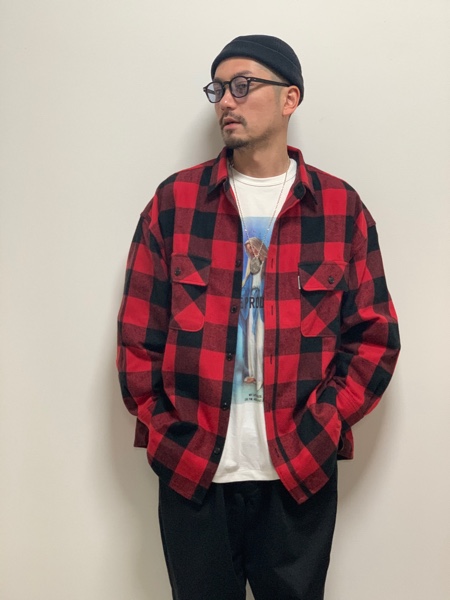 COOTIE / クーティー】Buffalo CPO Jacket スタイルコーディネート