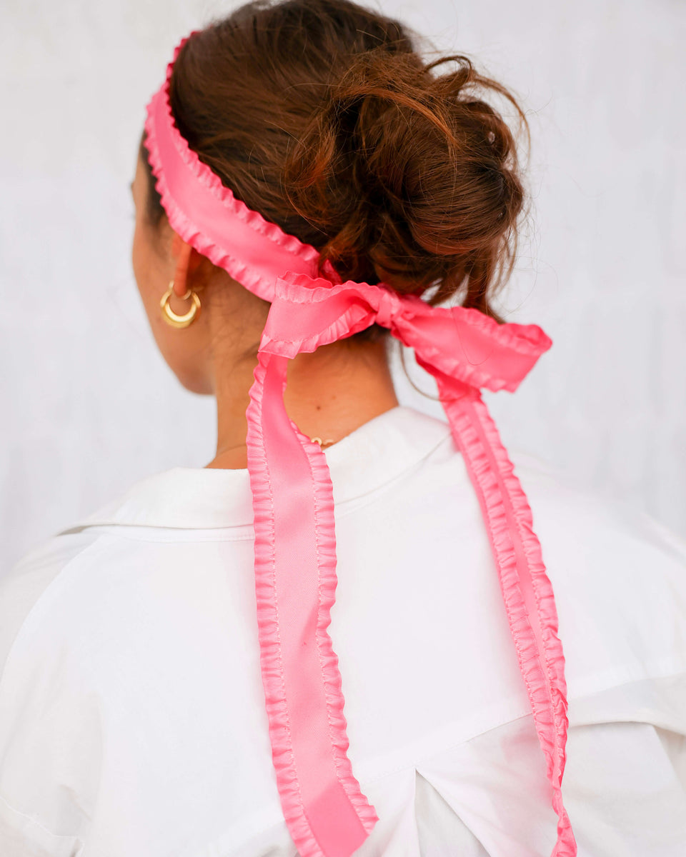 millery mino】Frill ribbon Headband Frill ribbon Headband