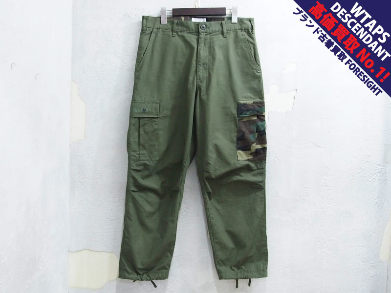 WTAPS 'JUNGLE STOCK TROUSERS COTTON RIPSTOP'カーゴーパンツ