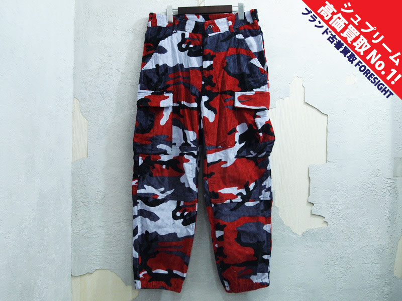 Supreme × NIKE 'Arc Corduroy Cargo Pant'アーチロゴ コーデュロイ
