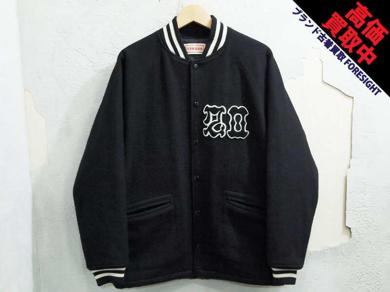 TENDERLOIN ファラオ スタジャン メルトン ジャケット 20 黒 ブラック