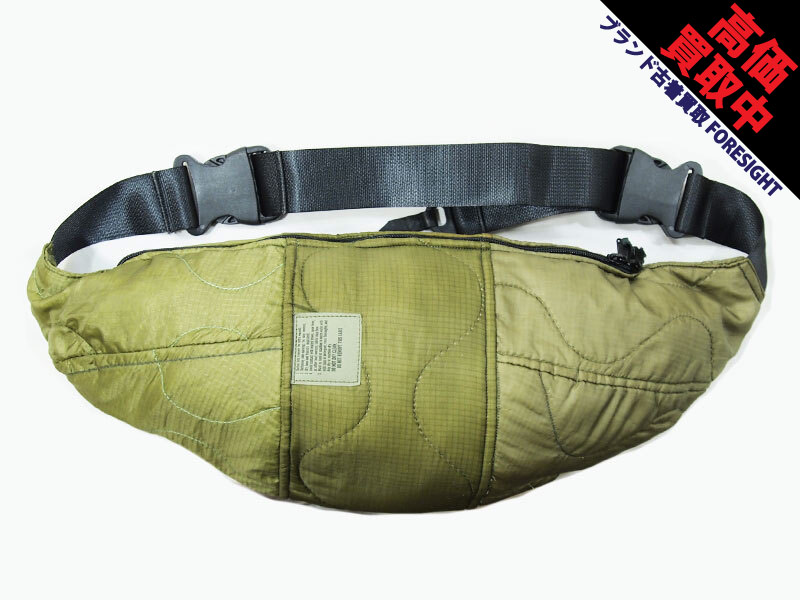 US 三軒茶屋 'Customized US Military M-65 Quilted Liner Fanny Pack