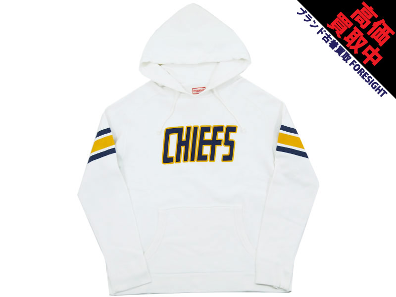 TENDERLOIN 'CHIEFS'パーカー プルオーバー WHITE M テンダーロイン