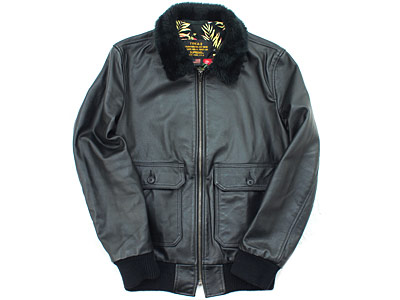 Supreme×Schott 'Leather Flight Jacket'レザーフライトジャケット A-2