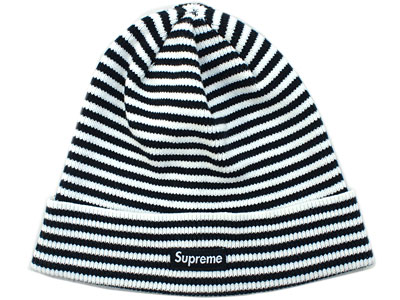 Supreme 'Striped Beanie'ビーニー ニットキャップ ボーダー