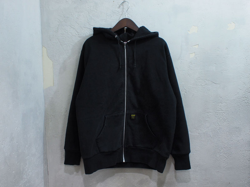 Supreme 'Thermal Zip Up'サーマル ジップパーカー L 黒 ブラック Fuck