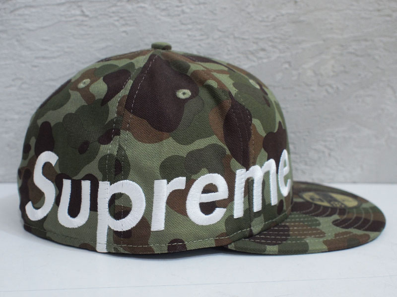 Supreme 'Camo Side Logo New Era'サイドロゴ ニューエラキャップ