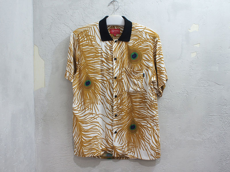 Supreme 'Peacock Shirt'ピーコック シャツ 半袖 レーヨン 孔雀 白