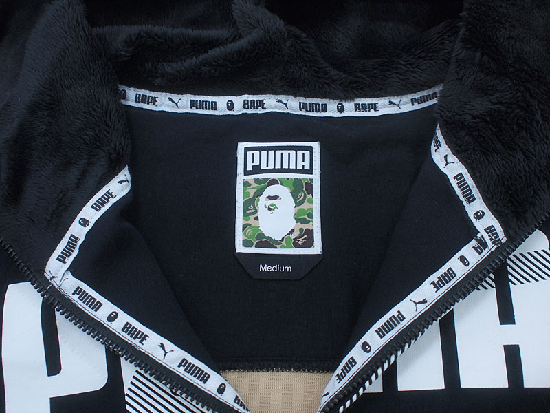 A BATHING APE×PUMA 'SHARK FULL ZIP HOODIE'シャークパーカー プーマ