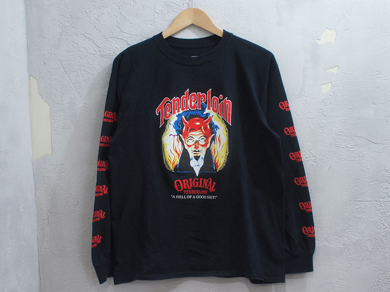 18AWテンダーロイン本店限定ダリスカルロングTシャツ テンダーロイン