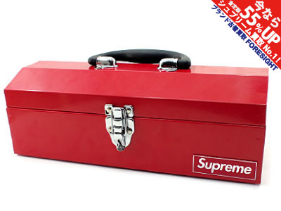 Supreme l toolbox 赤 Supreme Diamond Plate Tool Box Red - FW18 - US