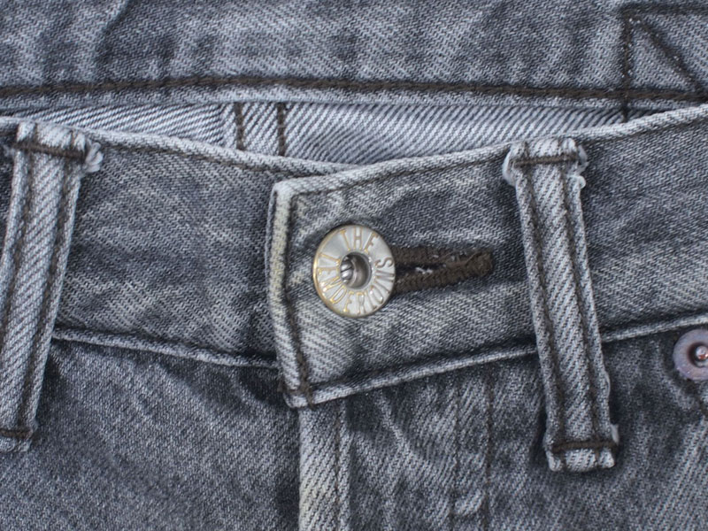 TENDERLOIN 'T-RIDERS E BLACK'ブラックデニム 加工 WASH ウォッシュ