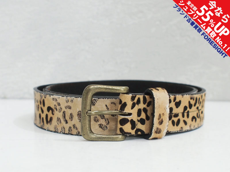 Supreme×Levi's 'Leopard Belt'レオパードベルト L/XL リーバイス