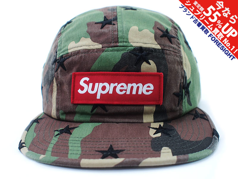 Supreme 'Stars Camp Cap'キャンプキャップ 星柄 スター ウッドランド