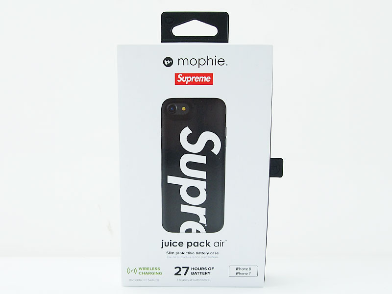 Supreme×Mophie 'iPhone 8 Juice Pack Air'ワイヤレス充電機能付き