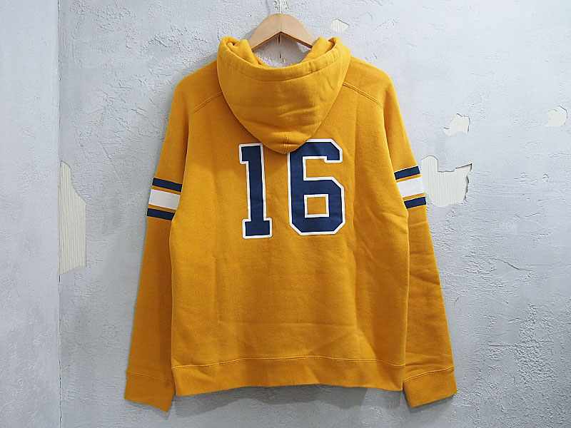 TENDERLOIN 'CHIEFS'パーカー プルオーバー マスタード M