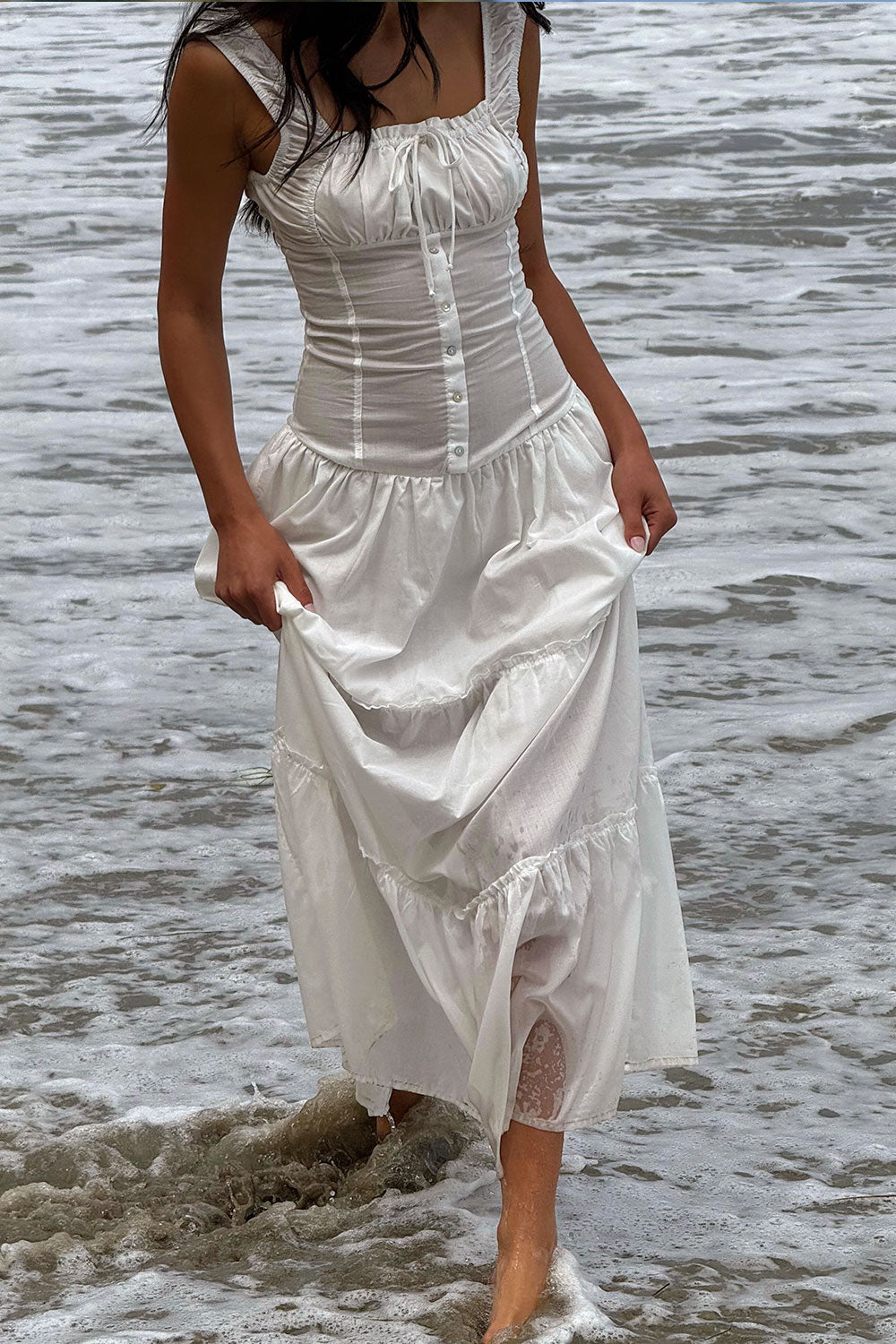 Christabelle Ruffle Maxi Dress - Sunrose