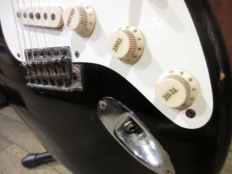 1957 Fender Stratocaster Black - ヴィンテージギター買取り・販売の