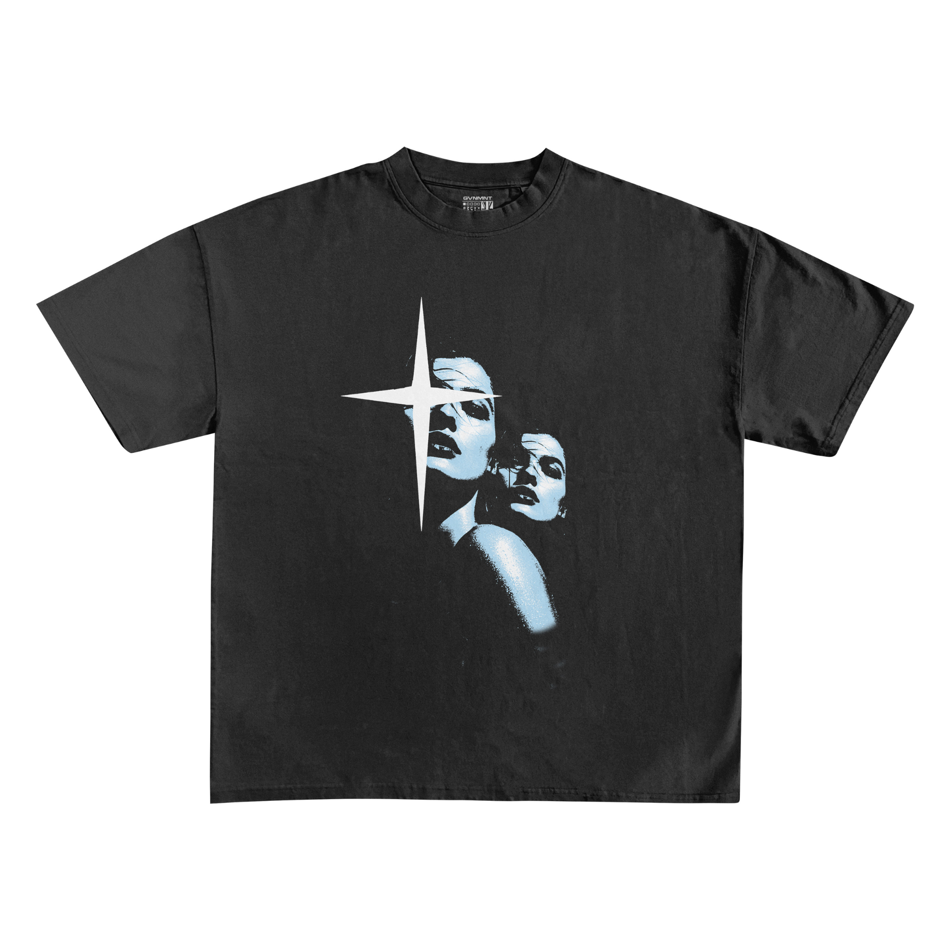 Two Face Tee - Black – GVNMNT Clothing Co'