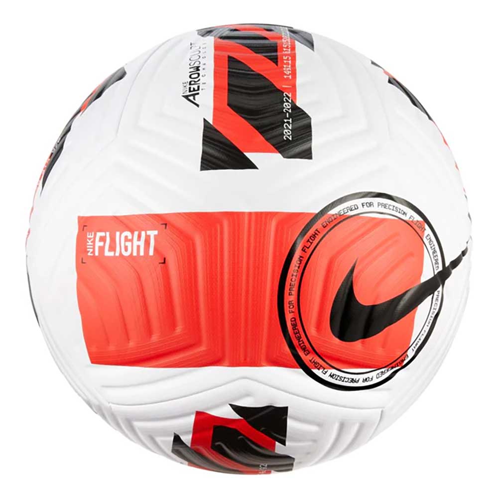 Nike Flight Ball - White/Crimson – Gazelle Sports