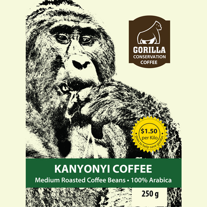 KanyonyiCoffee (Beans). Single origin, 100% Arabica – Gorilla
