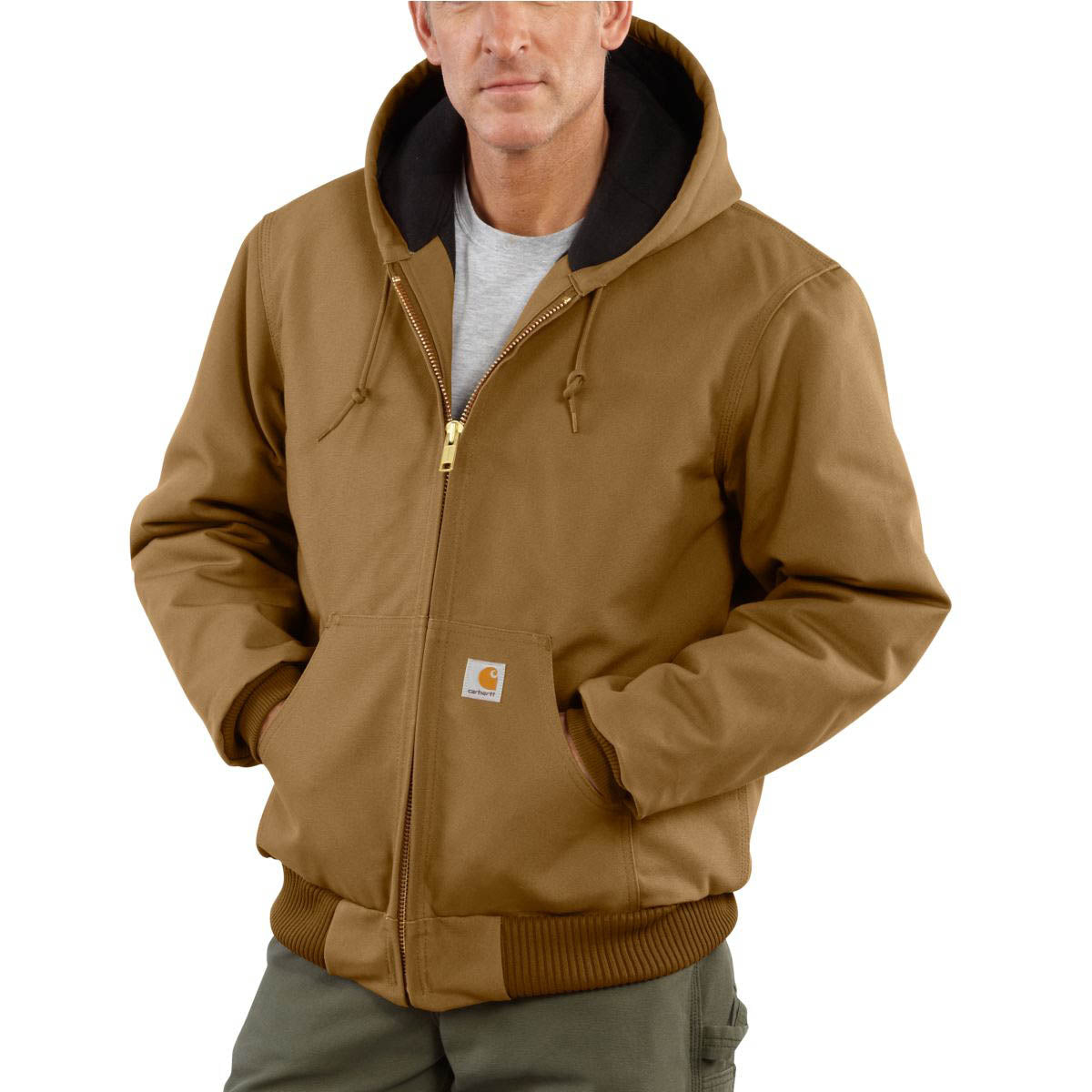 Carhartt-Men's Loose Fit Firm Duck Insulated Flannel Lined Active