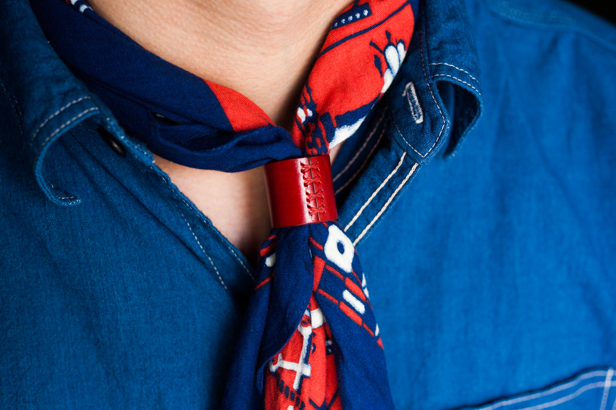 革製スカーフリング – ghoe｜ゴエ 徳島県の革工房