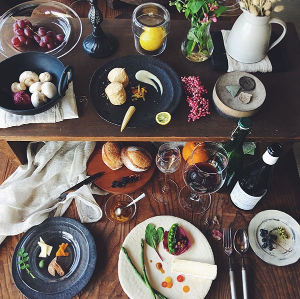 稲葉知子]吹きガラス リム皿 | すべての商品 | とんぱhanare